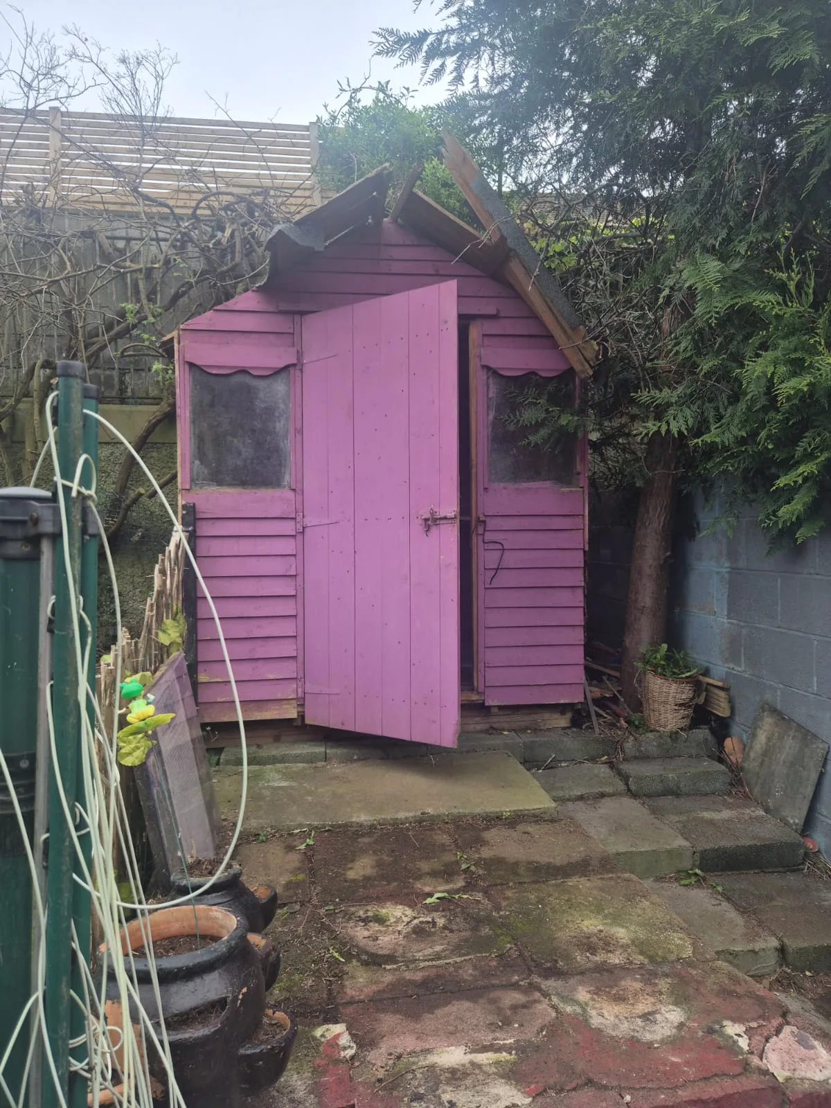 old garden shed